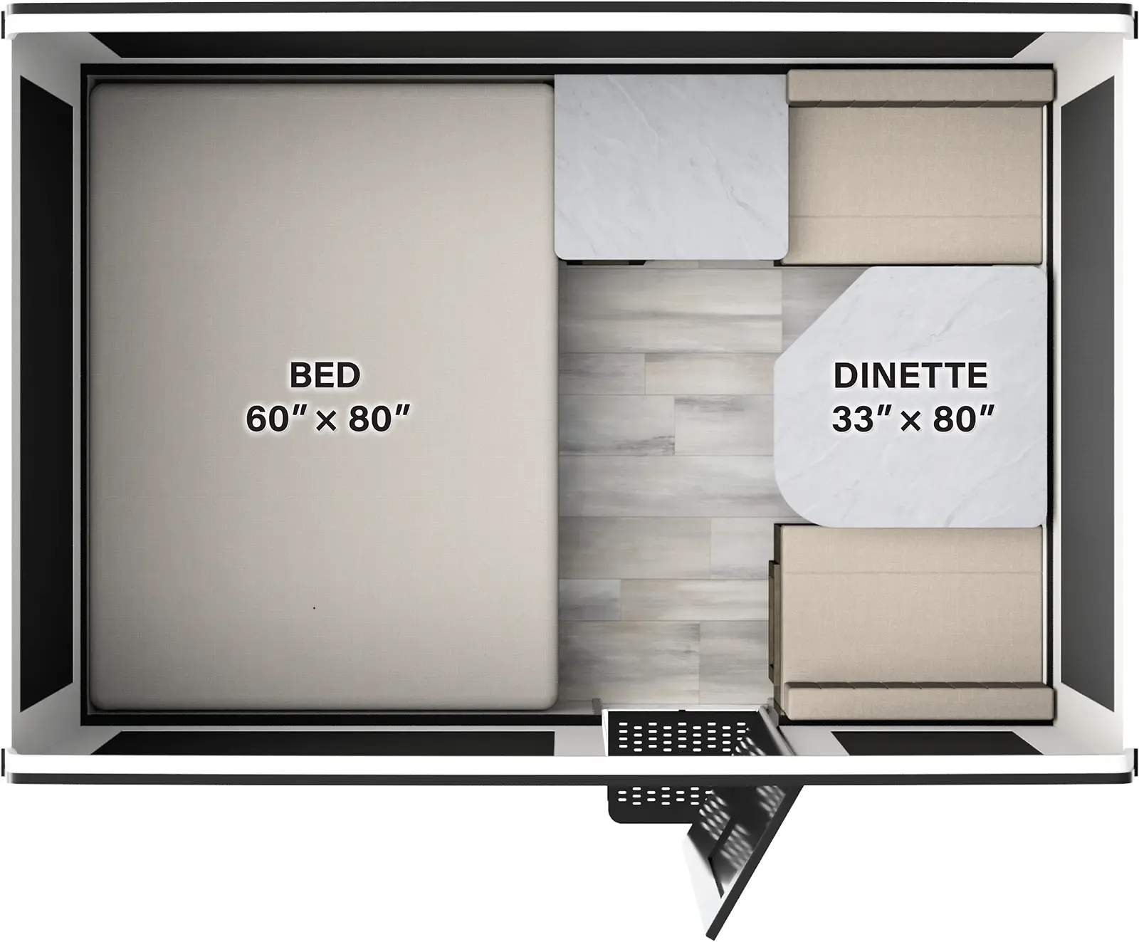 Rockwood Tent R19OTG Floorplan